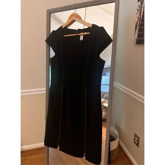Emma & Michele Black Sheath Dress Size 10 - Picture 1 of 7